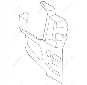 Облицовка бампера BMW 51647163483