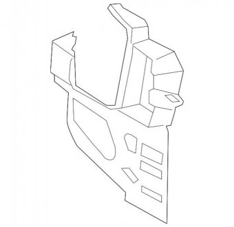 Облицовка бампера BMW 51647163484