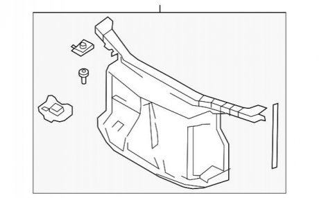 Щит передка BMW 51647193193