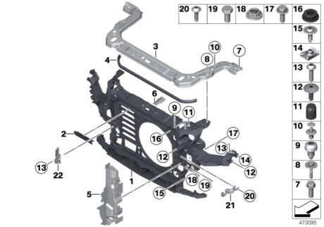 Панель BMW 51649802025