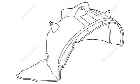 ПІДКРИЛОК ПД ПРАВИЙ BMW 51713420432