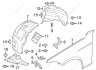 Підкладка заднього крила BMW 51714529628 (фото 3)