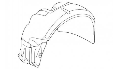 Підкрилок E65E66 пе BMW 51717136679