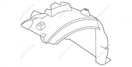 Обшивка, колісна ніша BMW 51717154411