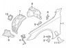 Кожух колес ніш Л Пд BMW 51717340201 (фото 3)