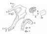 Кожух колесной ниши П Зд BMW 51717394818 (фото 3)