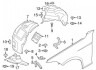 Панель доступа к подкрылку Ft Fender BMW 51718061295 (фото 3)