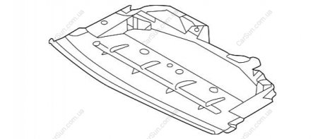 Екран E39 мот.відсік BMW 51718188806