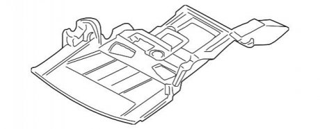 Кожух двигателя BMW 51718193818