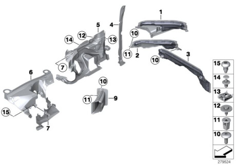 Оригинальная запчасть BMW 51757256877