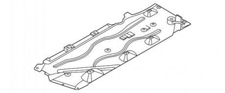 Захист днища Л BMW 51757290803