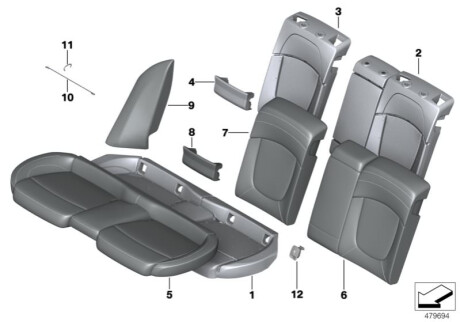 Автозапчастина BMW 52207939068