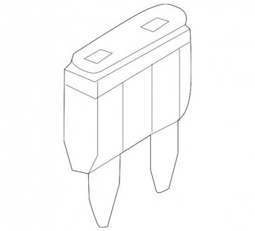 Предохранитель Mini красный BMW 61136917403