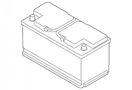 Автомобильный аккумулятор BMW 61216924023