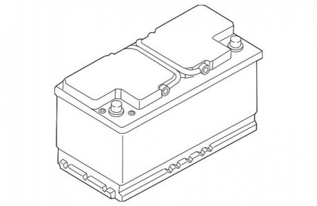 Оригинальная акк. батарея AGM BMW 61217604802