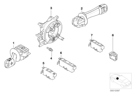 Кнопка стеклоподъемника BMW 61316902174