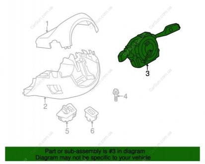 Комбинированный переключатель BMW 61319234442