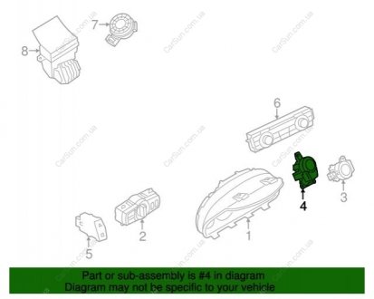 Кнопка Старт/Стоп BMW 61319291693