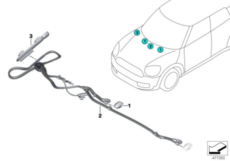 Оригинальная запчасть BMW 61667411719