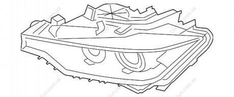 Фара біксенонова Пр. BMW 63117338708