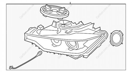 Основная фара BMW 63117377854