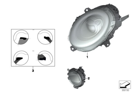 Оригинальная запчасть BMW 63117383210