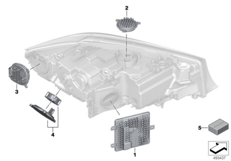 Оригинальная запчасть BMW 63118496135