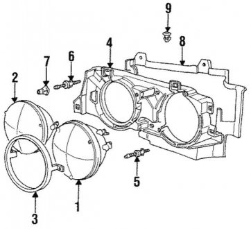 Облицовка бампера BMW 63121378326