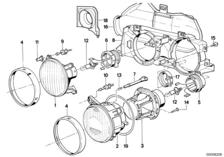 Облицювання бампера BMW 63121385461