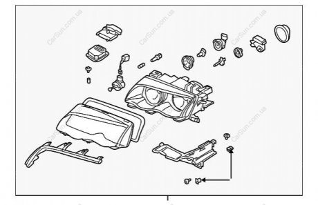 Основна фара BMW 63126902763