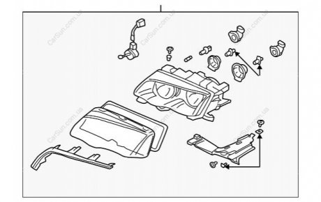 Фара в зборі BMW 63126908222