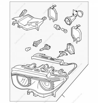 Основная фара BMW 63127162115