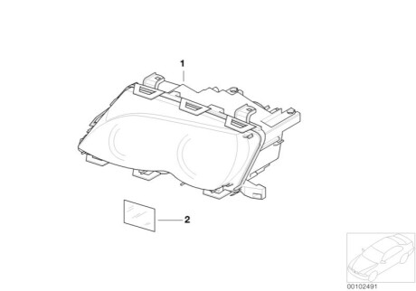 Основна фара BMW 63127165773