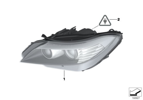 Основная фара BMW 63127228859