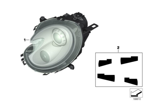 Оригинальная запчасть BMW 63127270024