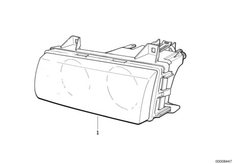 Основна фара BMW 63128353543