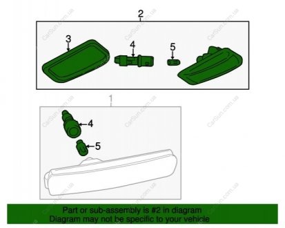 Указатель поворота BMW 63132493614