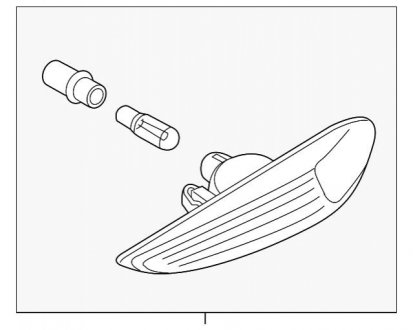 Указатель поворотов BMW 63133403616