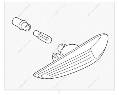 Фонарь указателя поворота BMW 63133418448