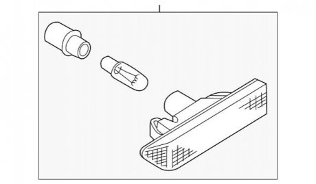 Указатель поворота BMW 63137164489