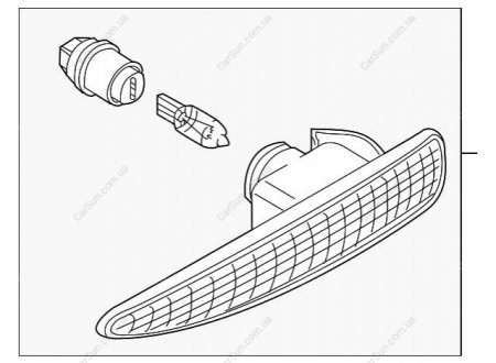 Указатель поворота BMW 63137164755