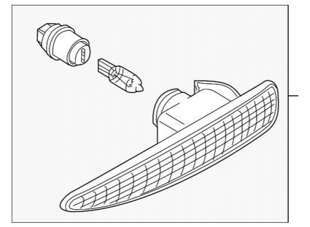 Указатель поворота BMW 63137164756