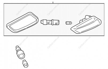 Покажчик повороту BMW 63138357047