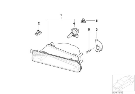 Противотуманная фара BMW 63176905501