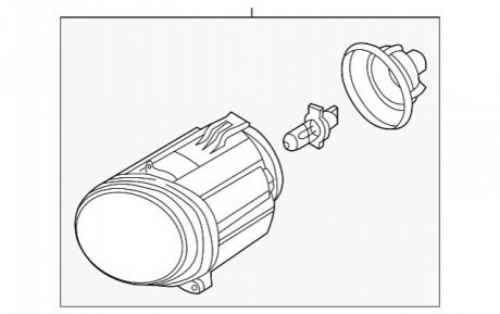 Протитуманна фара BMW 63176920885