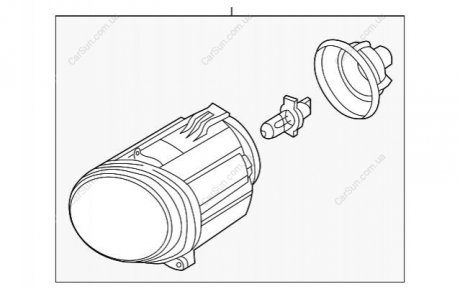 Противотуманная фара BMW 63176920886