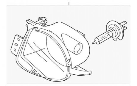 Протитуманна фара BMW 63176948373