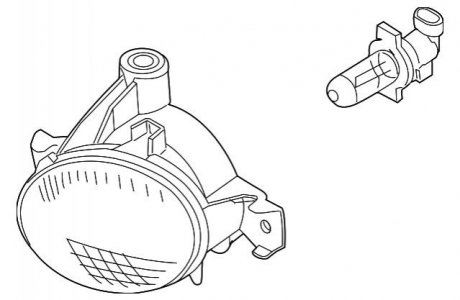 Протитуманна фара BMW 63177187632
