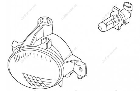 Протитуманна фара BMW 63177237434