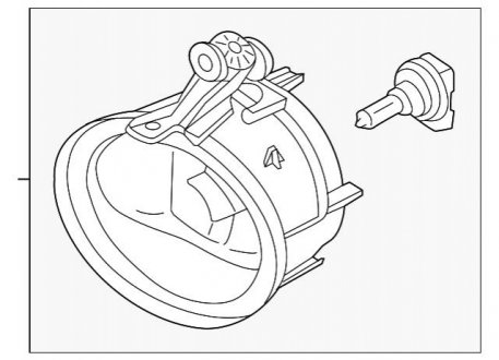 ПТФ ФАРА ЛЕВАЯ BMW 63177311349